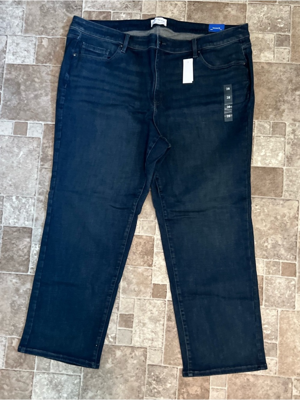 NWT 28W Lane Bryant Mid-Rise Straight Jeans